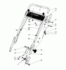 Toro 20775 - Lawnmower, 1980 (0000001-0999999) Ersatzteile HANDLE ASSEMBLY (USED ON UNITS WITH SERIAL NO. 0000001 THRU 0007000)