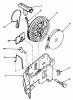 Toro 20775 - Lawnmower, 1982 (2000001-2999999) Ersatzteile REWIND STARTER NO. 590531