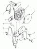 Toro 20782C - Lawnmower, 1986 (6000001-6999999) Ersatzteile REWIND STARTER NO. 590531