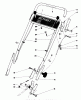 Toro 20785 - Lawnmower, 1980 (0000001-0999999) Ersatzteile HANDLE ASSEMBLY (USED ON UNITS WITH SERIAL NO. 0000001 THRU 0003990)