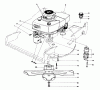 Toro 20790 - Lawnmower, 1981 (1000001-1999999) Ersatzteile ENGINE ASSEMBLY