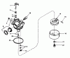 Toro 20790 - Lawnmower, 1982 (2000001-2999999) Ersatzteile CARBURETOR NO. 632050A