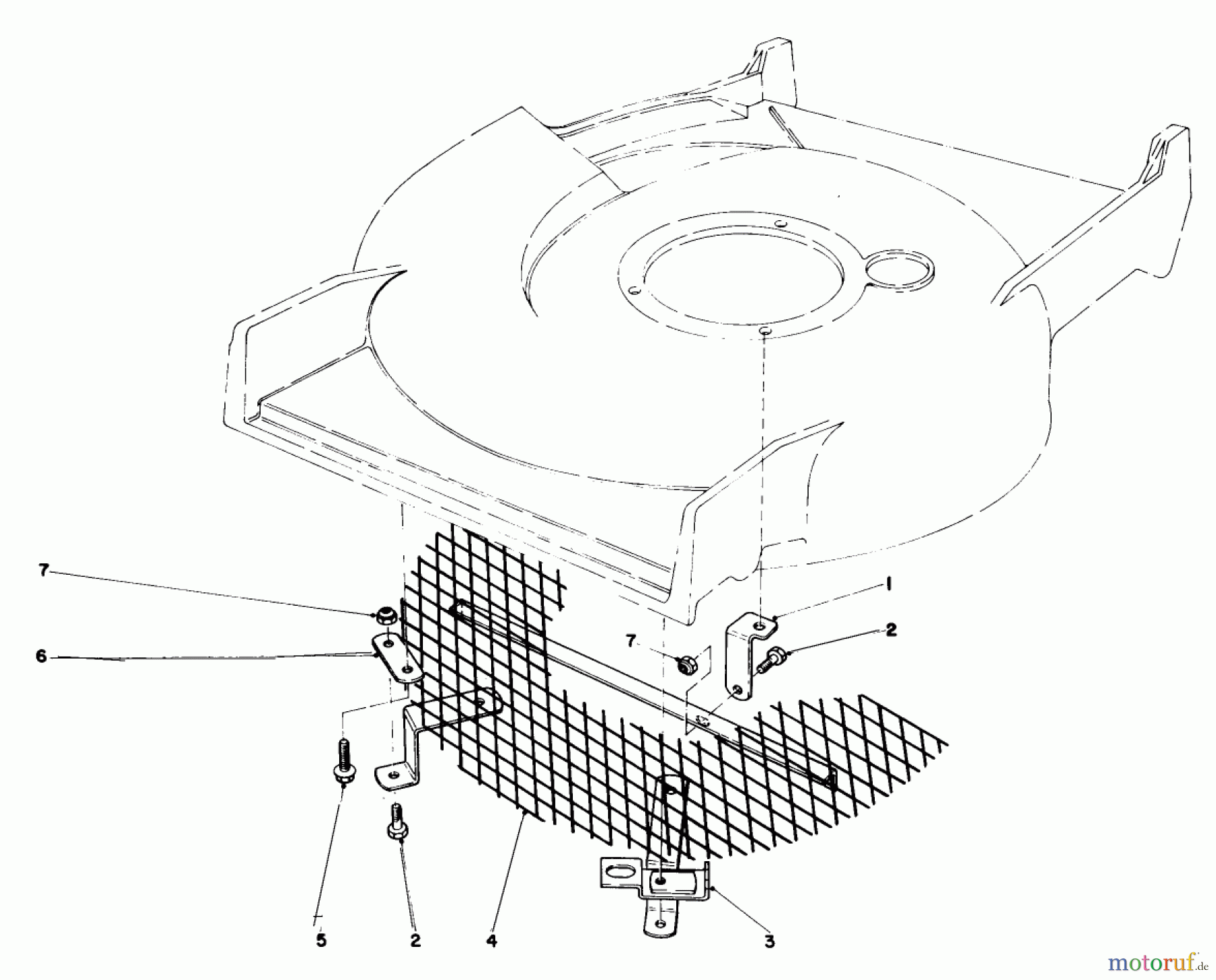  Toro Neu Mowers, Walk-Behind Seite 1 20810 - Toro Lawnmower, 1982 (2000001-2999999) LEAF SHREDDER KIT MODEL NO. 59105 (OPTIONAL)