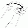 Toro 20810 - Lawnmower, 1983 (3000001-3999999) Ersatzteile TRACTION CONTROL ASSEMBLY
