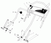 Toro 20810C - Lawnmower, 1985 (5000001-5999999) Ersatzteile HANDLE ASSEMBLY