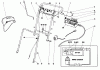 Toro 21103 - Whirlwind Lawnmower, 1969 (9000001-9999999) Ersatzteile HANDLE ASSEMBLY