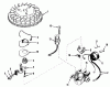 Toro 21103 - Whirlwind Lawnmower, 1969 (9000001-9999999) Ersatzteile MAGNETO NO. 610772