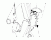 Toro 21711 - Guardian Lawnmower, 1976 (6000001-6999999) Ersatzteile HANDLE ASSEMBLY MODEL NO. 21610