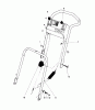 Toro 21727 - Guardian Lawnmower, 1977 (7000001-7999999) Ersatzteile HANDLE ASSEMBLY MODEL NO. 21647