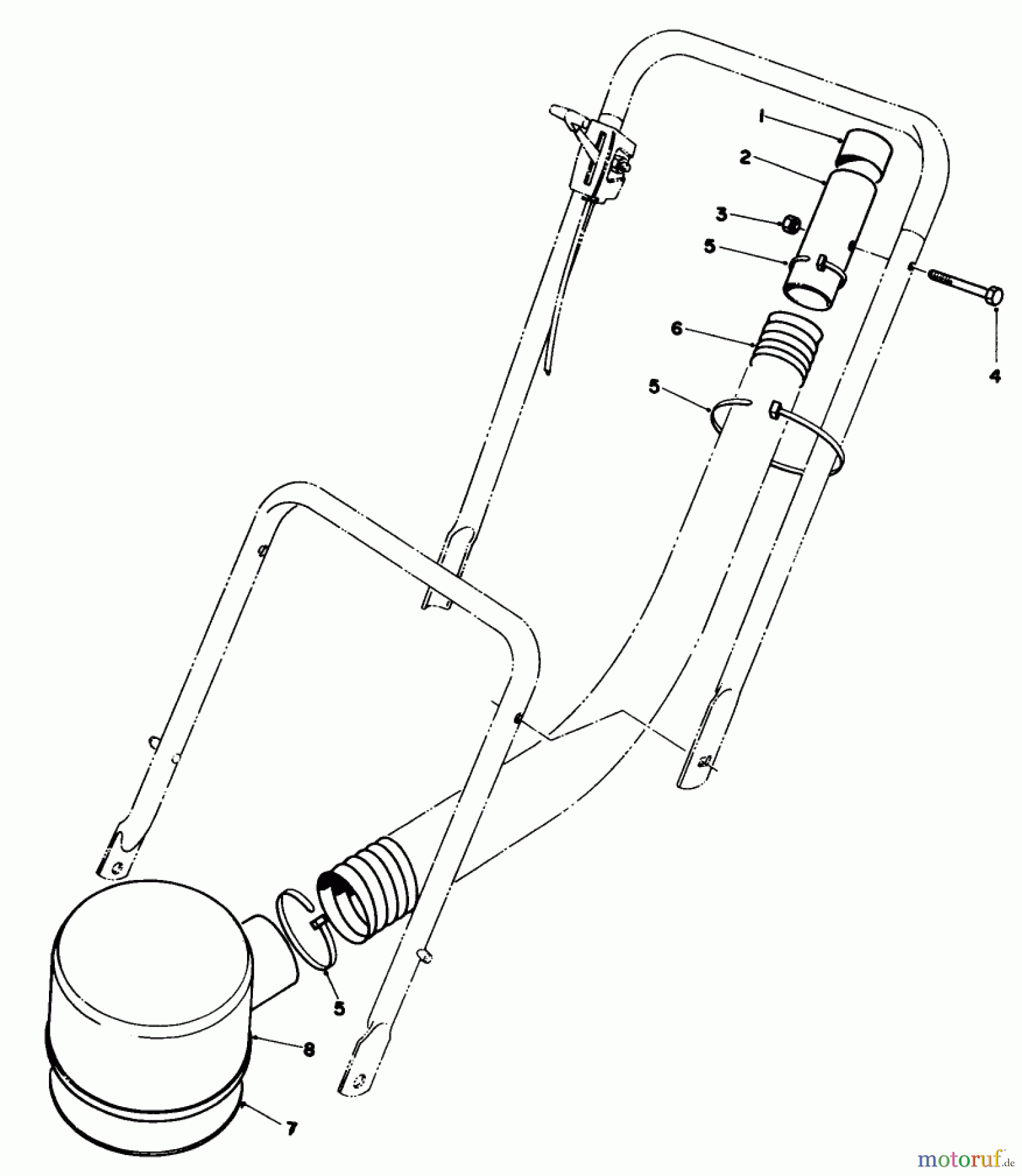  Toro Neu Mowers, Walk-Behind Seite 2 22005 - Toro Lawnmower, 1984 (4000001-4999999) REMOTE AIR CLEANER KIT NO. 43-6940 (OPTIONAL)