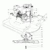 Toro 22020 - Lawnmower, 1986 (6000001-6999999) Ersatzteile ENGINE ASSEMBLY (MODEL 22015)