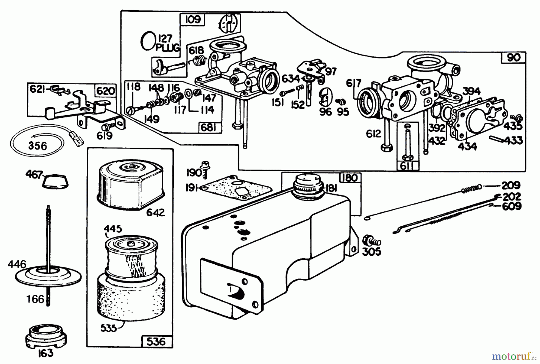  Toro Neu Mowers, Walk-Behind Seite 2 22020 - Toro Lawnmower, 1986 (6000001-6999999) ENGINE BRIGGS & STRATTON MODEL 131922-0163-01 #2