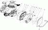 Toro 22025 - Lawnmower, 1987 (7000001-7999999) Ersatzteile ENGINE ASSEMBLY