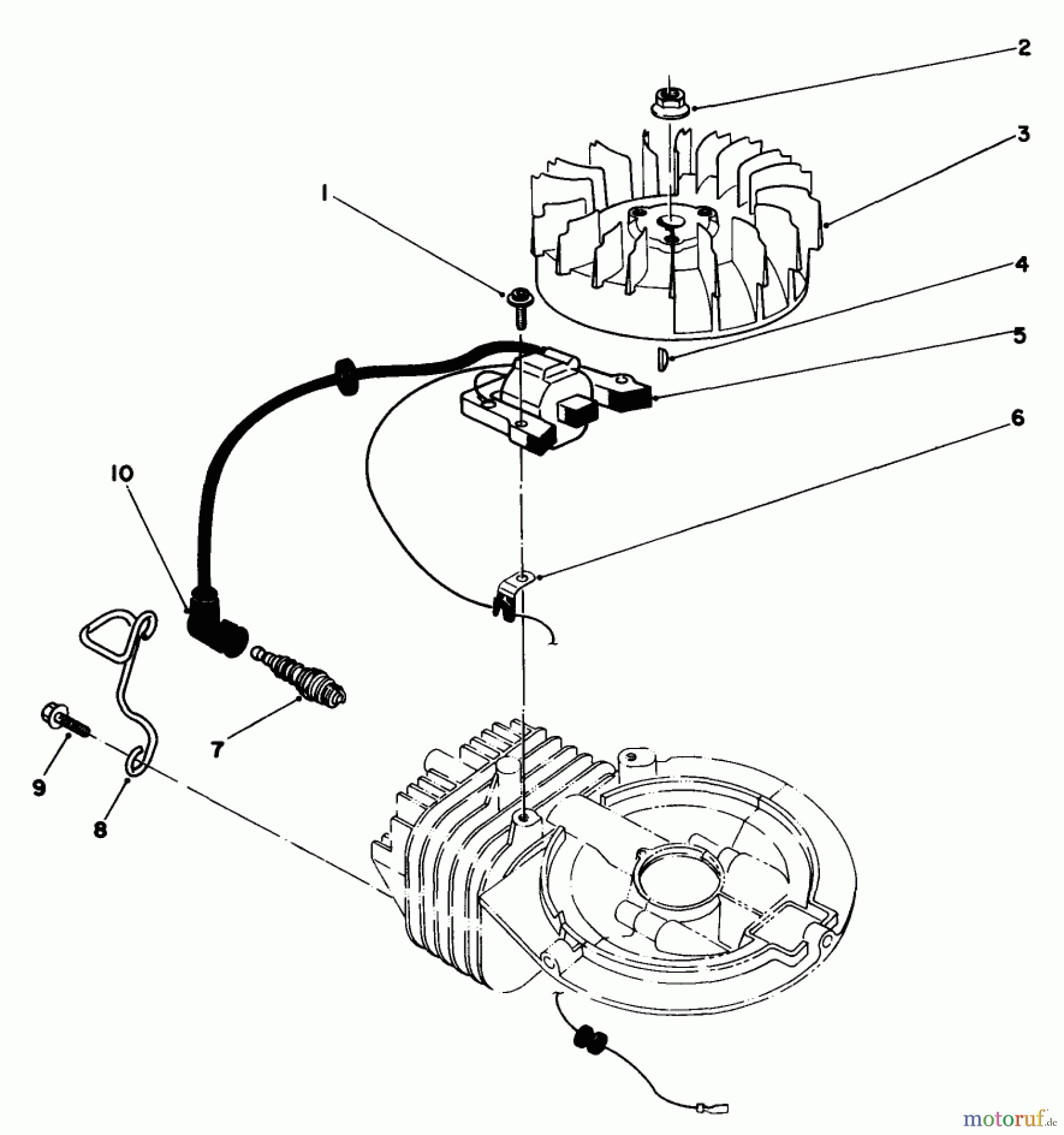  Toro Neu Mowers, Walk-Behind Seite 2 22025 - Toro Lawnmower, 1989 (9000001-9999999) ENGINE ASSEMBLY MODEL NO. 47PJ8 #2