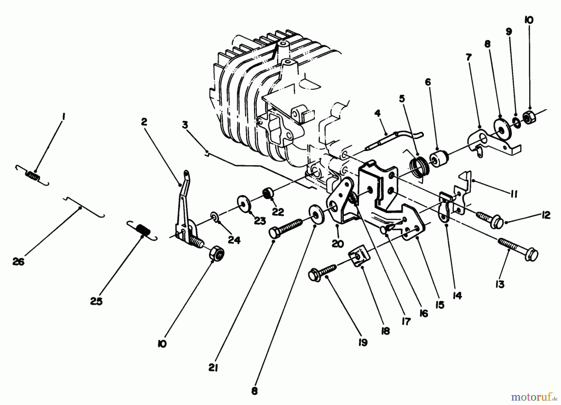  Toro Neu Mowers, Walk-Behind Seite 2 22025 - Toro Lawnmower, 1989 (9000001-9999999) ENGINE ASSEMBLY MODEL NO. 47PJ8 #4