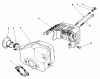 Toro 22025 - Lawnmower, 1989 (9000001-9999999) Ersatzteile ENGINE ASSEMBLY MODEL NO. 47PJ8 #5