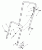 Toro 22025 - Lawnmower, 1990 (0000001-0999999) Pièces détachées HANDLE ASSEMBLY