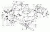 Toro 22025 - Lawnmower, 1990 (0000001-0999999) Ersatzteile HOUSING & WHEEL ASSEMBLY