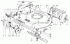 Toro 22025 - Lawnmower, 1991 (1000001-1999999) Ersatzteile HOUSING & WHEEL ASSEMBLY