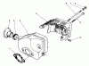 Toro 22025 - Lawnmower, 1991 (1000001-1999999) Ersatzteile MUFFLER ASSEMBLY (MODEL NO. 47PL0-3)