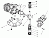 Toro 22025C - Lawnmower, 1987 (7000001-7999999) Ersatzteile CRANKSHAFT ASSEMBLY (MODEL NO. 47PG6)