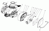 Toro 22025C - Lawnmower, 1988 (8000001-8999999) Ersatzteile ENGINE ASSEMBLY