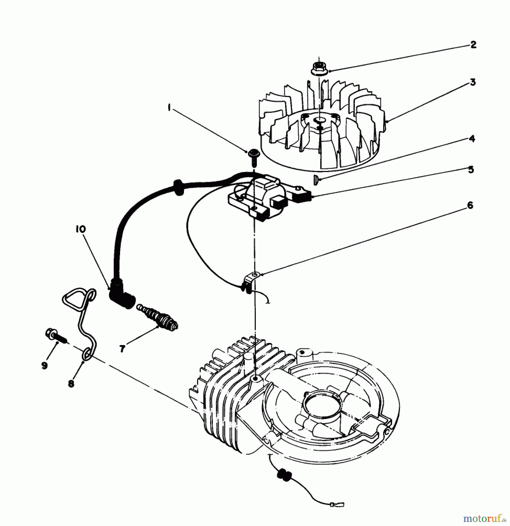  Toro Neu Mowers, Walk-Behind Seite 2 22025C - Toro Lawnmower, 1989 (9000001-9999999) ENGINE ASSEMBLY MODEL NO. 47PJ8 #2