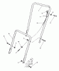 Toro 22025C - Lawnmower, 1989 (9000001-9999999) Pièces détachées HANDLE ASSEMBLY