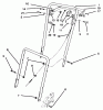 Toro 22026 - Side Discharge Mower, 1995 (5900001-5999999) Listas de piezas de repuesto y dibujos HANDLE ASSEMBLY