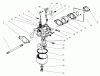 Toro 22026 - Side Discharge Mower, 1997 (7900001-7999999) Pièces détachées CARBURETOR ASSEMBLY (MODEL NO. 47PT6-3)