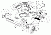 Toro 22030 - Lawnmower, 1984 (4000001-4999999) Ersatzteile HOUSING ASSEMBLY (MODEL 22030 COND-T.)