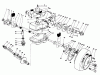 Toro 22030 - Lawnmower, 1986 (6000001-6999999) Ersatzteile GEAR CASE ASSEMBLY (MODEL 22035)