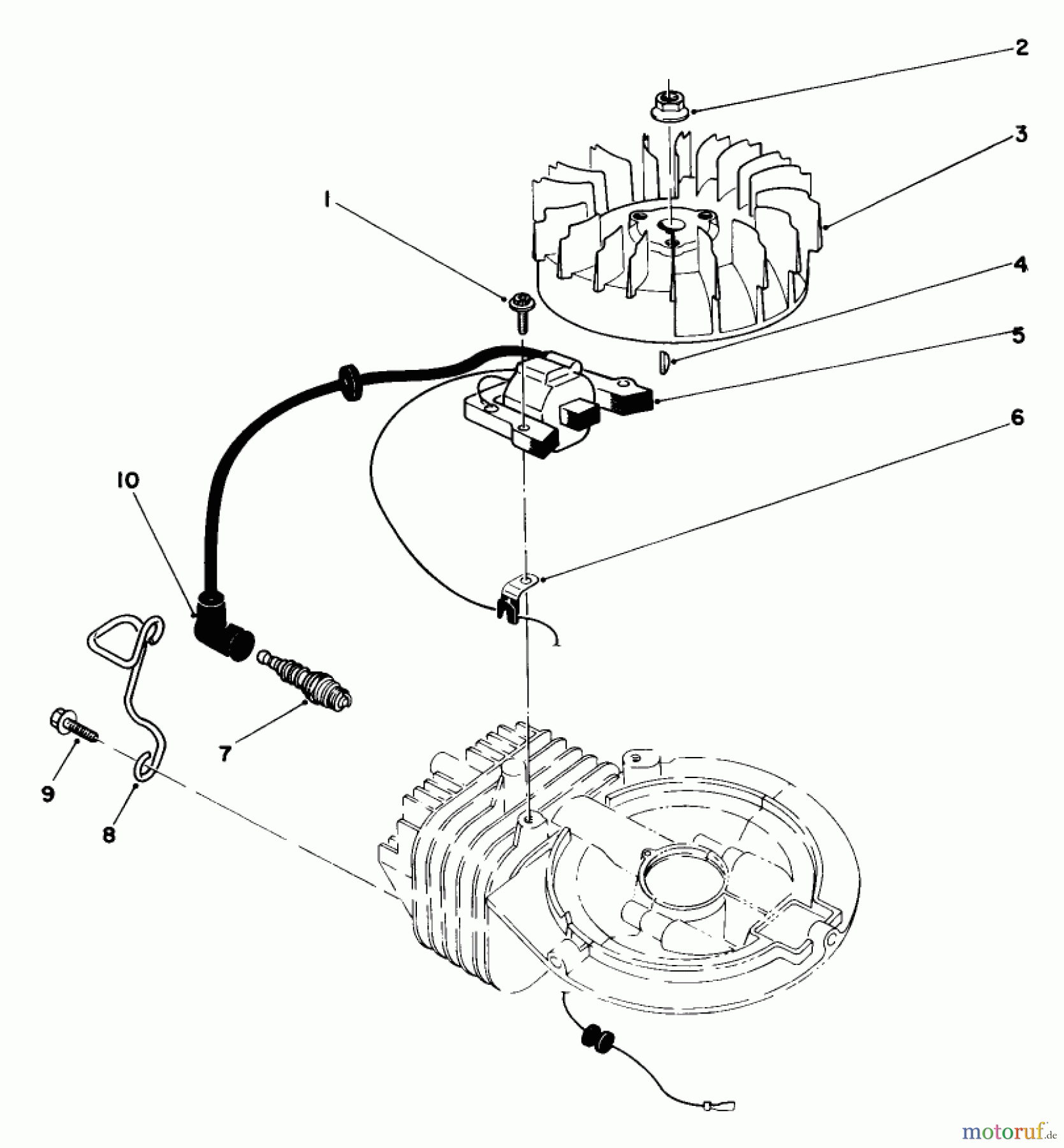  Toro Neu Mowers, Walk-Behind Seite 2 22030 - Toro Lawnmower, 1987 (7000001-7999999) ENGINE ASSEMBLY MODEL NO. 47PG6 #2