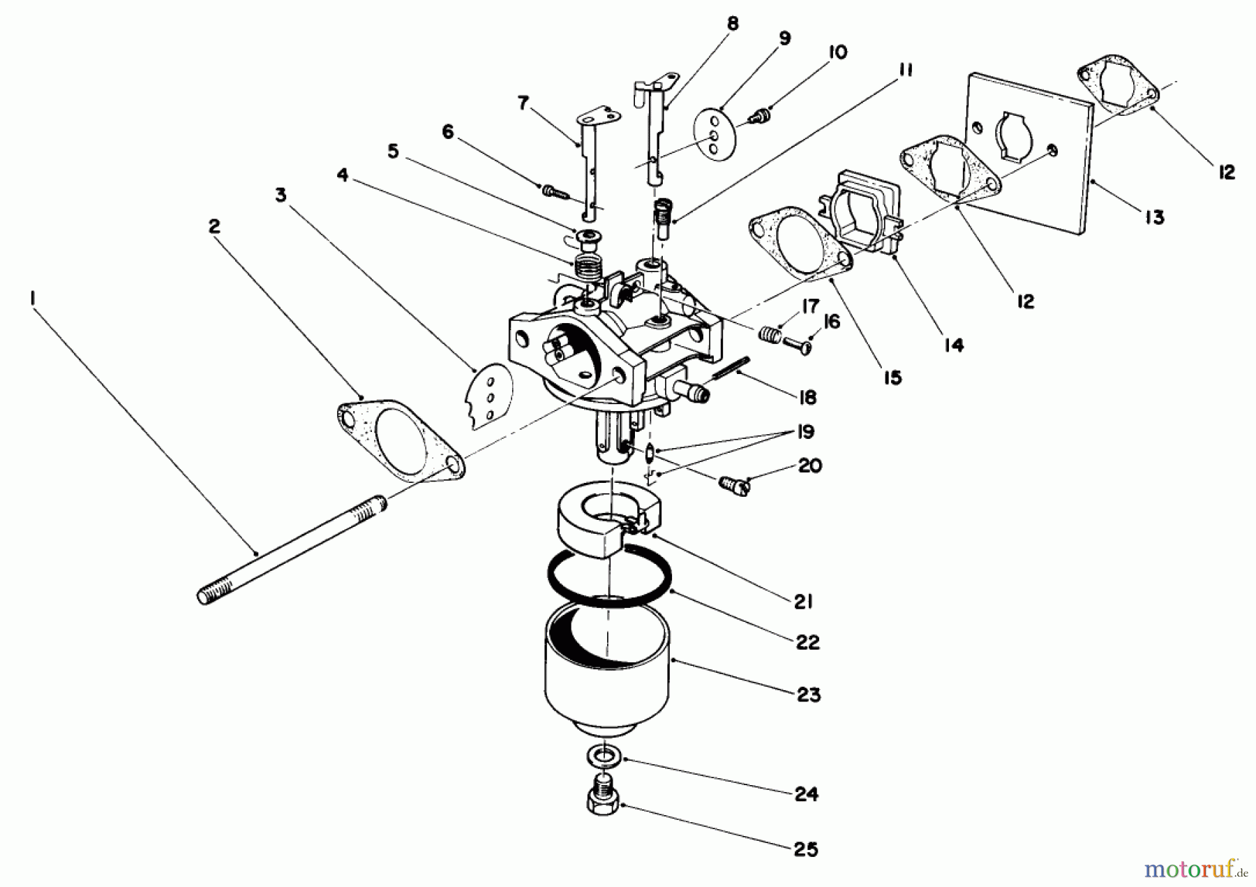  Toro Neu Mowers, Walk-Behind Seite 2 22030 - Toro Lawnmower, 1987 (7000001-7999999) ENGINE ASSEMBLY MODEL NO. 47PG6 #3