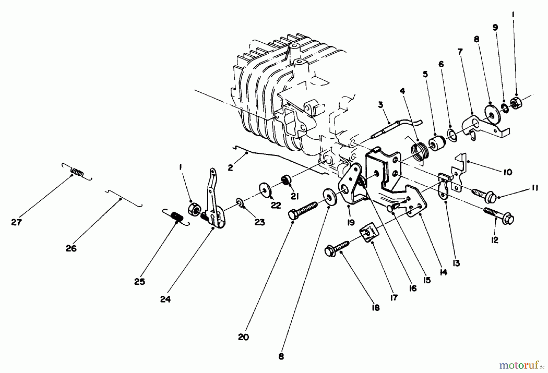  Toro Neu Mowers, Walk-Behind Seite 2 22030 - Toro Lawnmower, 1987 (7000001-7999999) ENGINE ASSEMBLY MODEL NO. 47PG6 #4
