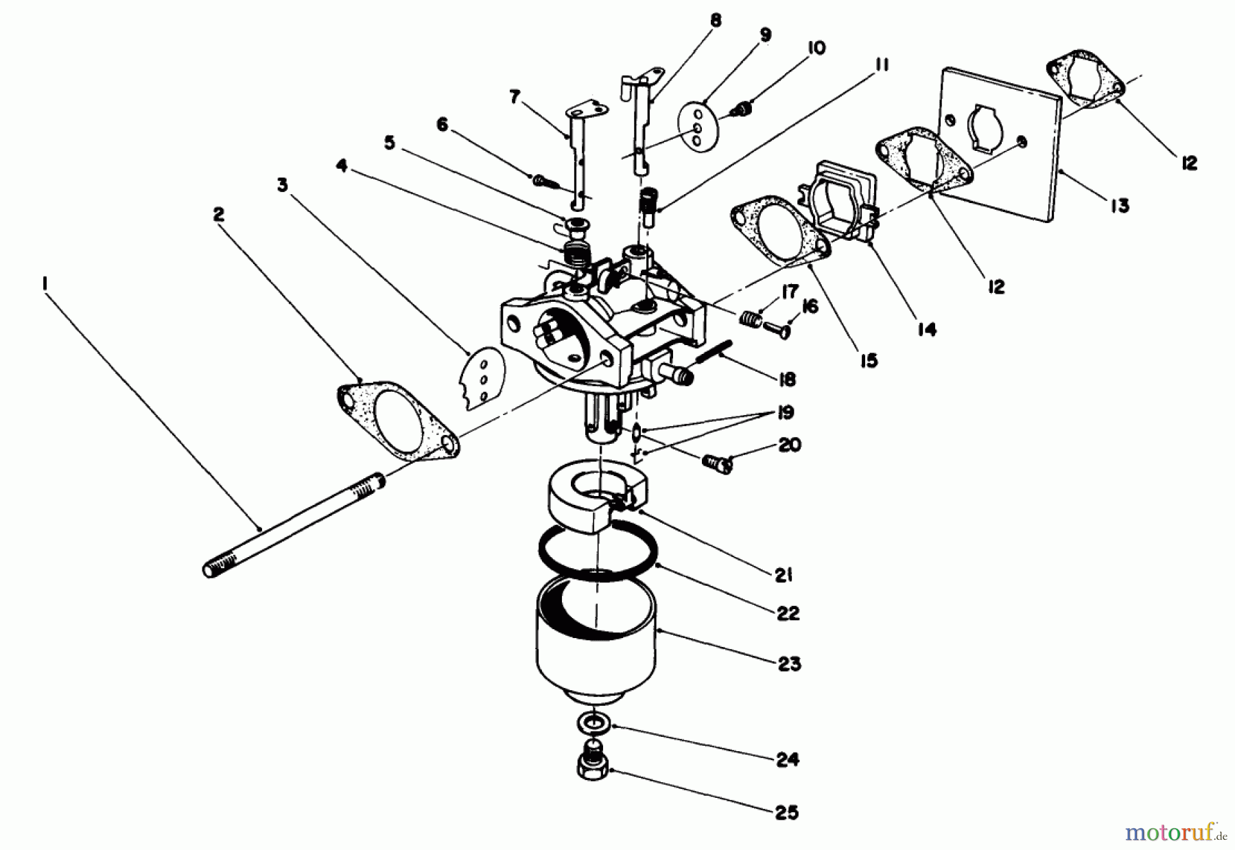 Toro Neu Mowers, Walk-Behind Seite 2 22030 - Toro Lawnmower, 1988 (8000001-8999999) ENGINE ASSEMBLY MODEL NO. 47PH7 #3
