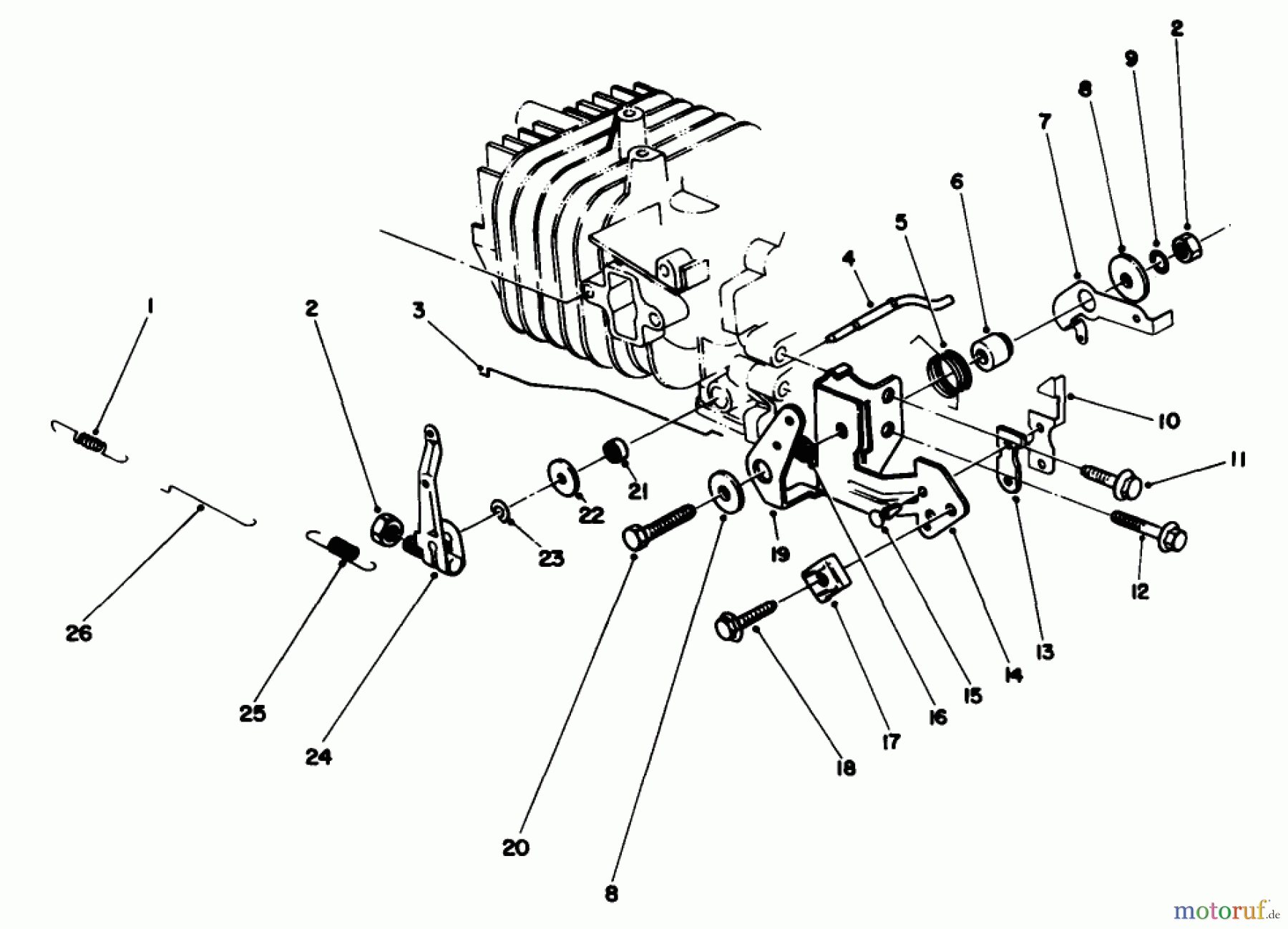  Toro Neu Mowers, Walk-Behind Seite 2 22030 - Toro Lawnmower, 1988 (8000001-8999999) ENGINE ASSEMBLY MODEL NO. 47PH7 #4