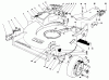 Toro 22030 - Lawnmower, 1988 (8000001-8999999) Ersatzteile HOUSING ASSEMBLY (MODEL 22035)