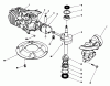 Toro 22035 - Lawnmower, 1991 (1000001-1999999) Pièces détachées CRANKSHAFT ASSEMBLY (MODEL NO. 47PL0-3)