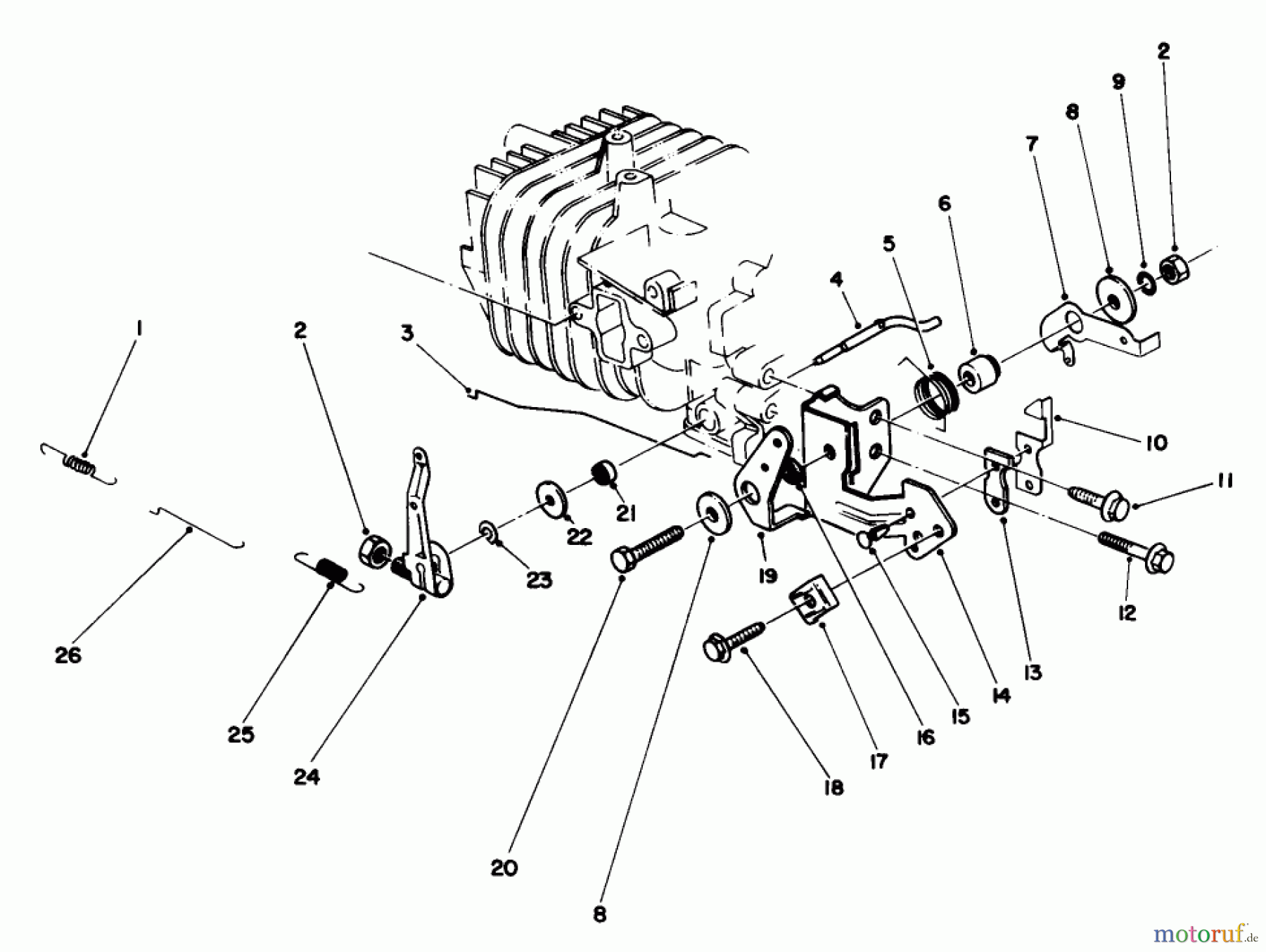  Toro Neu Mowers, Walk-Behind Seite 2 22035 - Toro Lawnmower, 1988 (8000001-8002989) ENGINE ASSEMBLY MODEL NO. 47PH7 #4