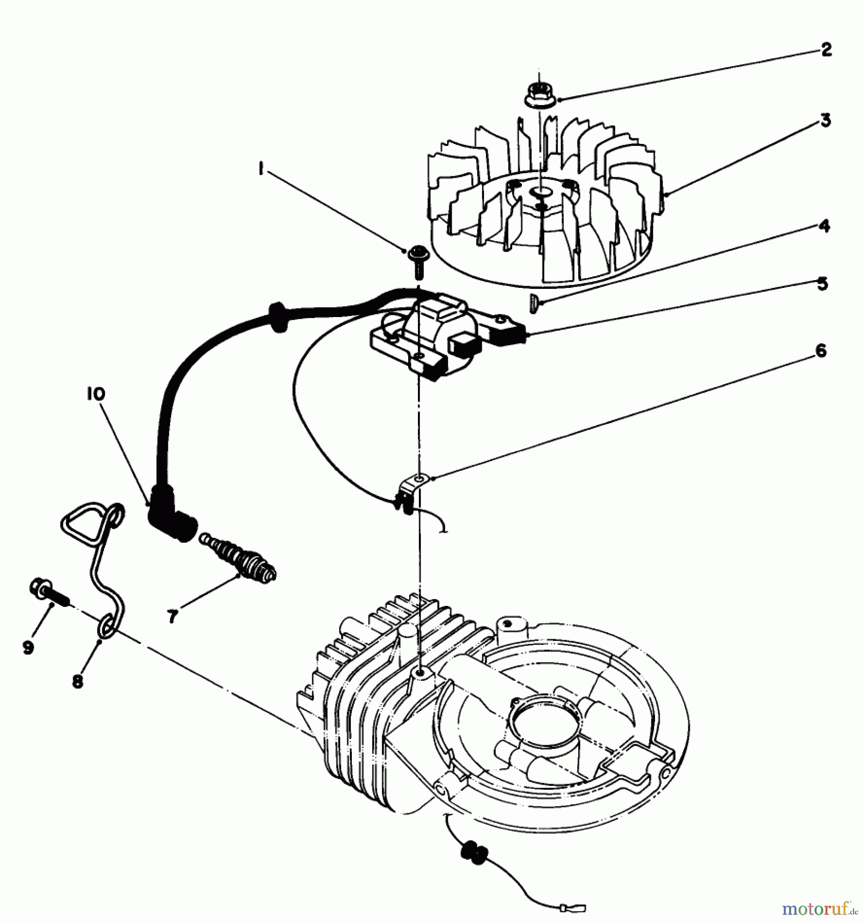  Toro Neu Mowers, Walk-Behind Seite 2 22035 - Toro Lawnmower, 1989 (9000001-9006453) ENGINE ASSEMBLY MODEL NO. 47PJ8 #2