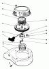 Toro 22035C - Lawnmower, 1987 (7000001-7999999) Ersatzteile RECOIL ASSEMBLY (MODEL NO. 47PG6)