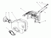 Toro 22035C - Lawnmower, 1989 (9000001-9999999) Ersatzteile MUFFLER ASSEMBLY (MODEL NO. 47PJ8)