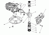 Toro 22036 - Lawnmower, 1990 (0000001-0999999) Ersatzteile CRANKSHAFT ASSEMBLY (MODEL NO. 47PK9-3)