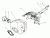 Toro 22040 - Lawnmower, 1993 (3900001-3999999) Ersatzteile MUFFLER ASSEMBLY (MODEL NO. 47PN2-3)
