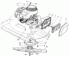 Toro 22040 - Lawnmower, 1994 (4900001-4999999) Ersatzteile ENGINE ASSEMBLY