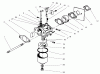 Toro 22040 - Lawnmower, 1997 (7900001-7999999) Ersatzteile CARBURETOR ASSEMBLY (MODEL NO. 47PT6-3)