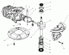 Toro 22040 - Lawnmower, 1997 (7900001-7999999) Ersatzteile CRANKSHAFT (ASSEMBLY MODEL NO. 47PT6-3)