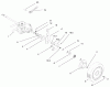 Toro 22040 - ProLine 21" Recycler II Lawnmower, 2003 (230000001-230999999) Ersatzteile GEAR CASE AND REAR WHEEL ASSEMBLY
