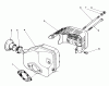 Toro 22041 - Lawnmower, 1991 (1000001-1999999) Ersatzteile MUFFLER ASSEMBLY (MODEL NO. 47PL0-3)